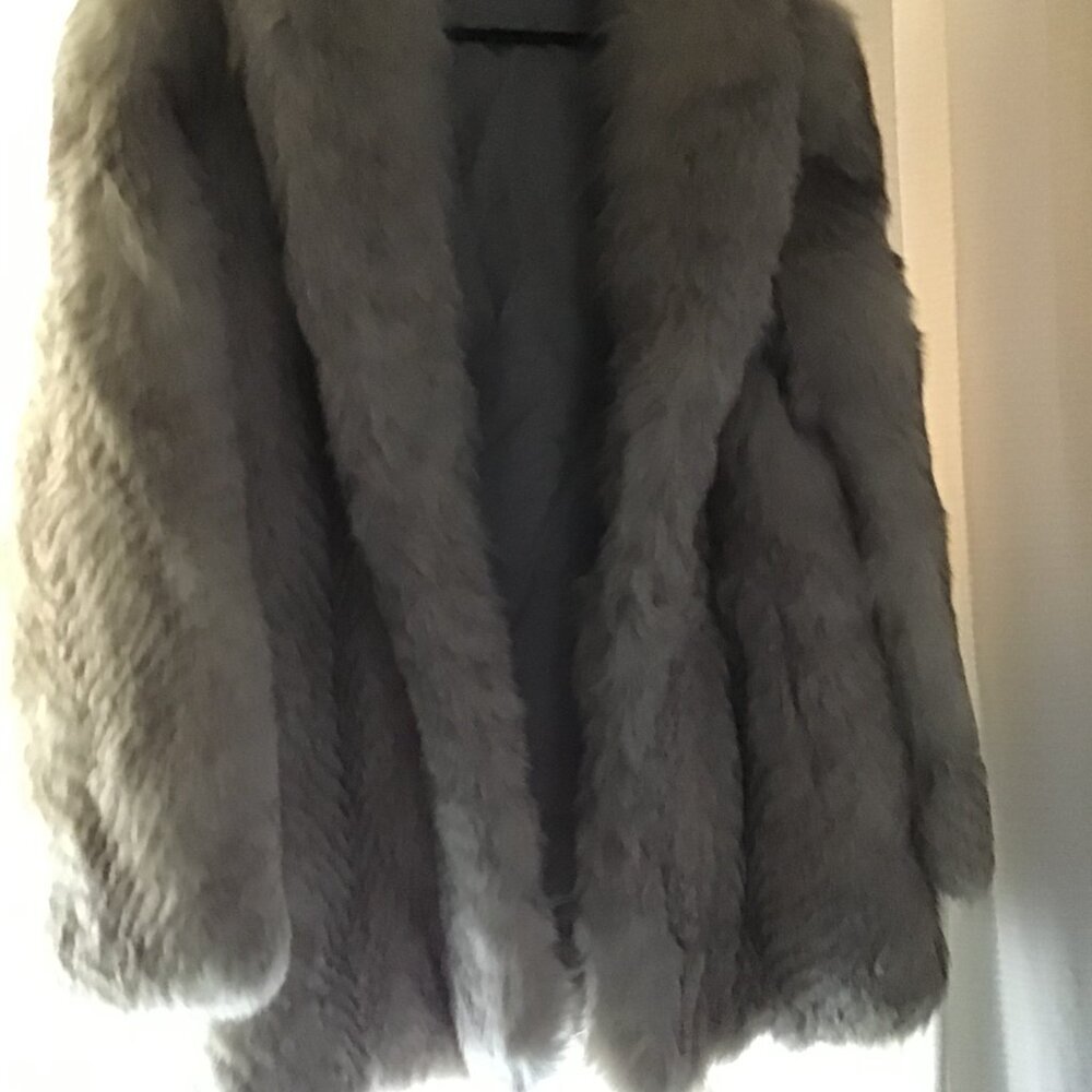 Saga Furs Natural Fox Fur Coat M/10 - Picture 12 of 16